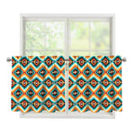 Ethnic Native American Pattern Print Tier Curtains