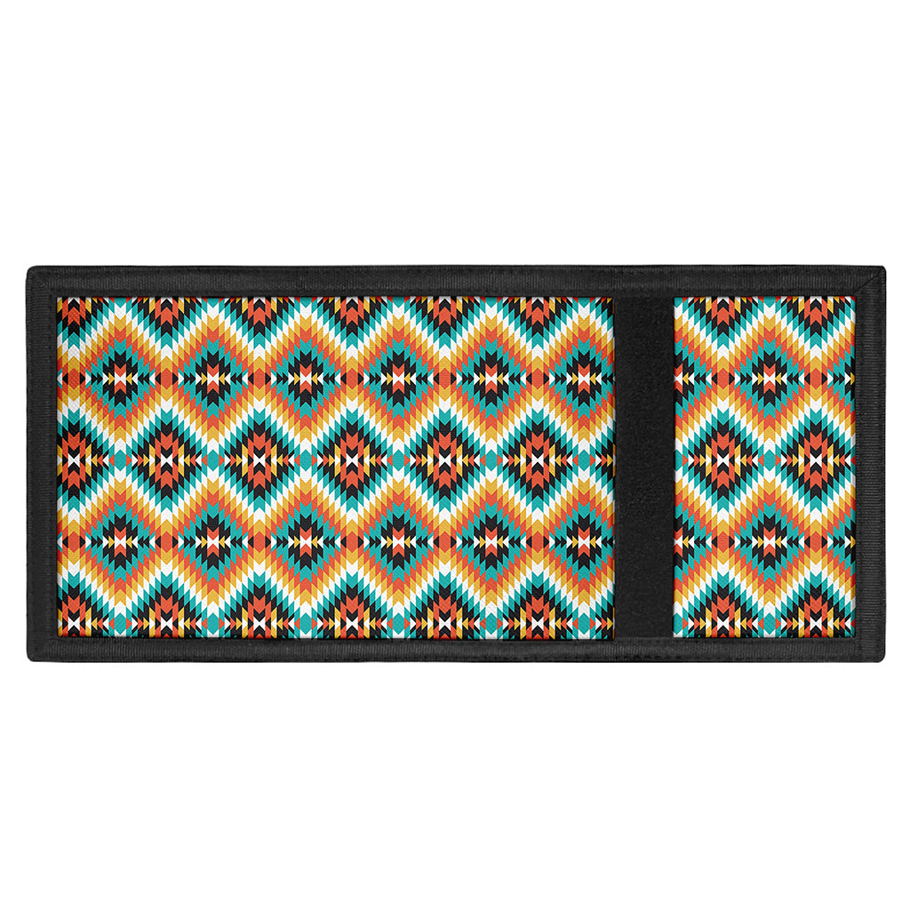 Ethnic Native American Pattern Print Trifold Wallet