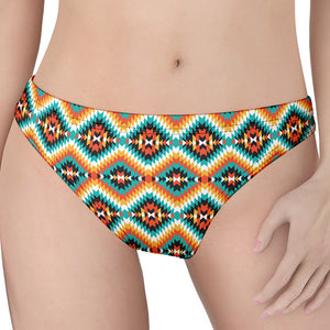 Ethnic Native American Pattern Print Women's Thong