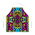 Ethnic Psychedelic Trippy Print Adjustable Apron