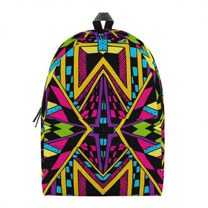 Ethnic Psychedelic Trippy Print Backpack