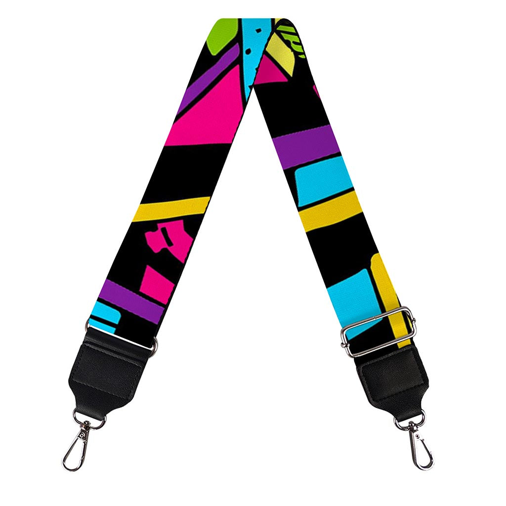 Ethnic Psychedelic Trippy Print Bag Strap