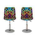 Ethnic Psychedelic Trippy Print Bar Stool Covers
