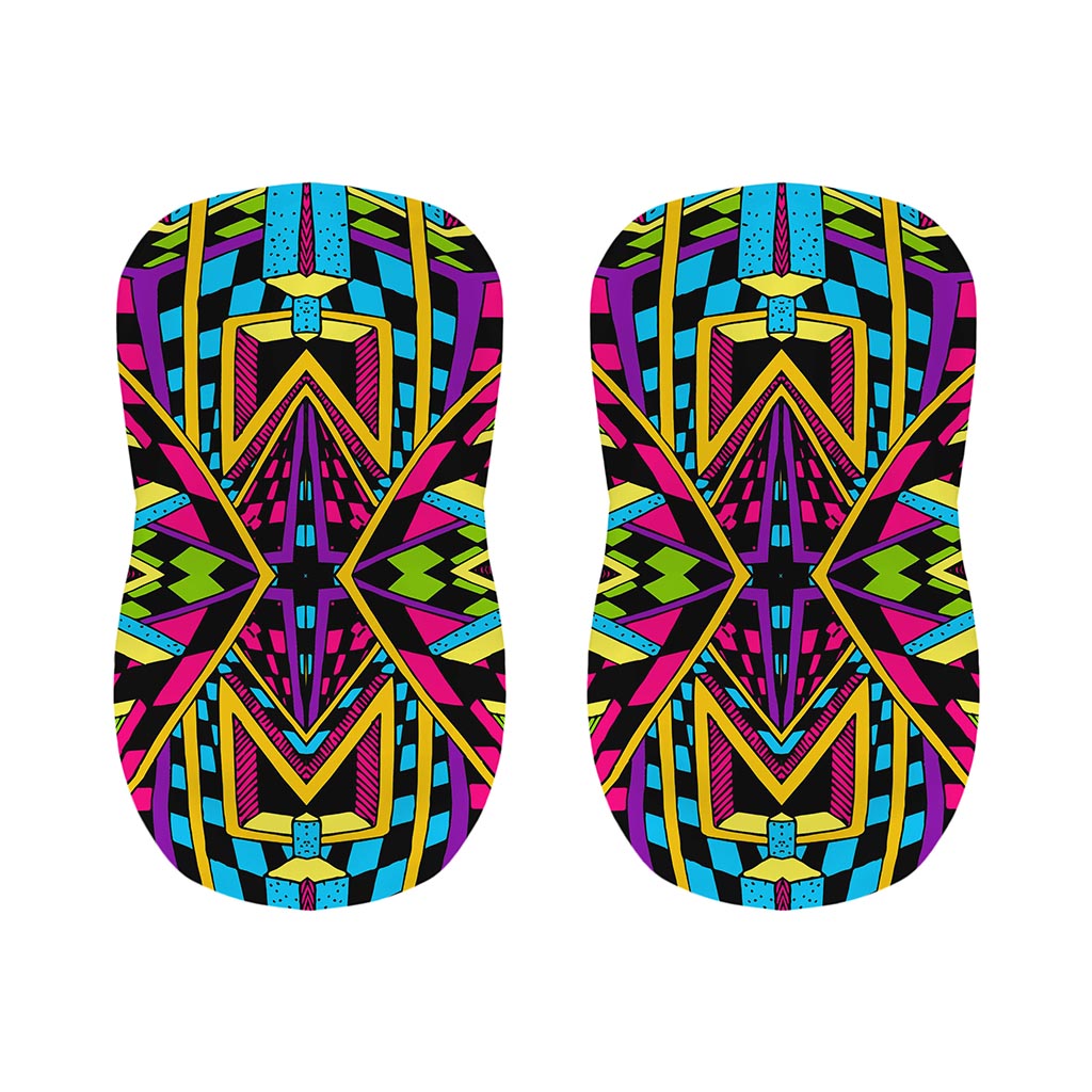 Ethnic Psychedelic Trippy Print Bar Stool Covers