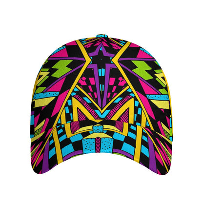 Ethnic Psychedelic Trippy Print Baseball Cap