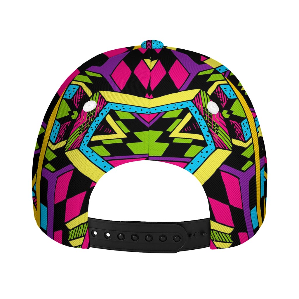 Ethnic Psychedelic Trippy Print Baseball Cap
