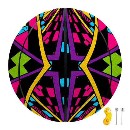 Ethnic Psychedelic Trippy Print Basketball