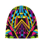 Ethnic Psychedelic Trippy Print Beanie