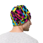 Ethnic Psychedelic Trippy Print Beanie