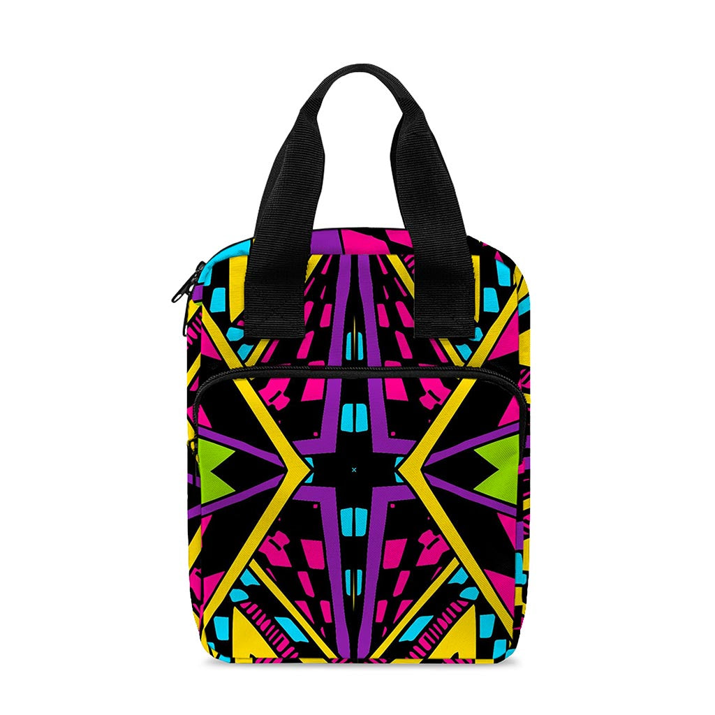 Ethnic Psychedelic Trippy Print Bible Tote Bag