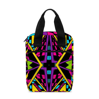 Ethnic Psychedelic Trippy Print Bible Tote Bag