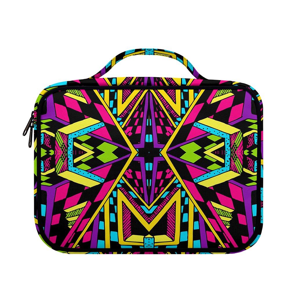Ethnic Psychedelic Trippy Print Briefcase Bible Bag