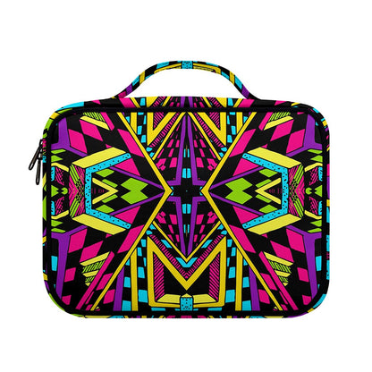 Ethnic Psychedelic Trippy Print Briefcase Bible Bag