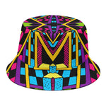 Ethnic Psychedelic Trippy Print Bucket Hat