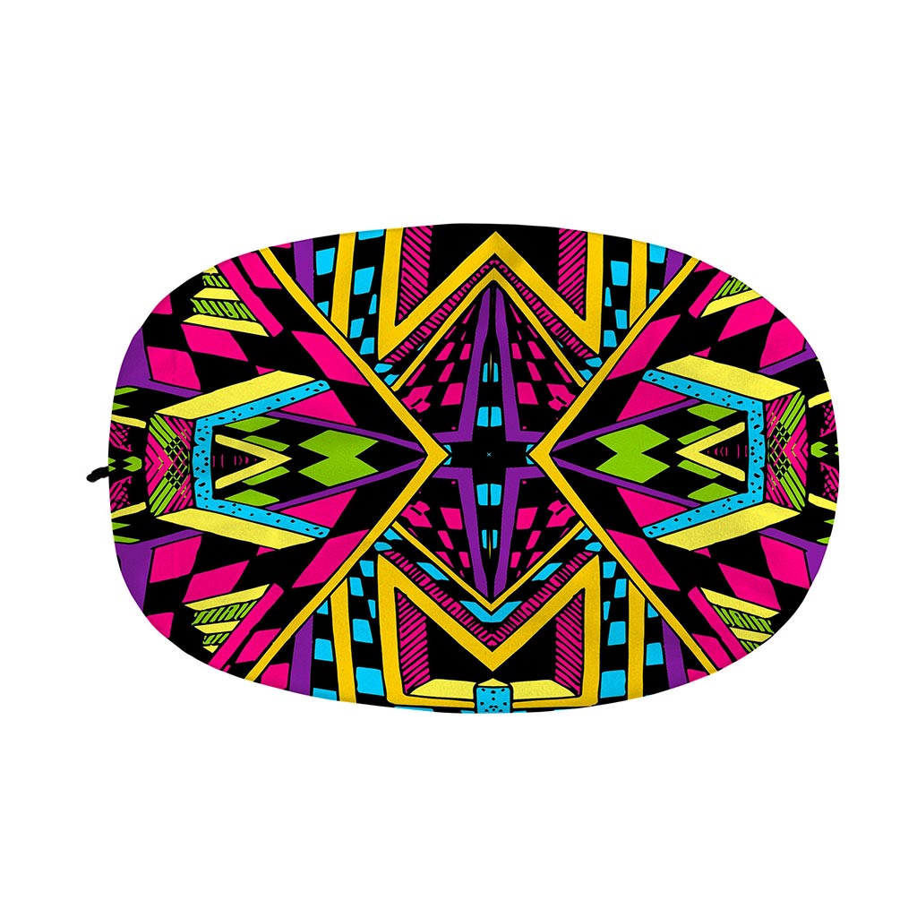 Ethnic Psychedelic Trippy Print Car Side Mirror Covers