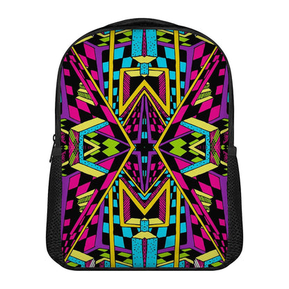Ethnic Psychedelic Trippy Print Casual Backpack