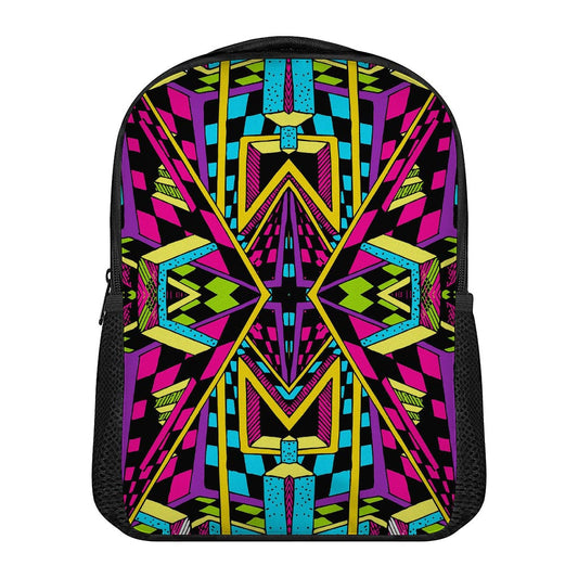 Ethnic Psychedelic Trippy Print Casual Backpack