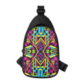Ethnic Psychedelic Trippy Print Sling Bag