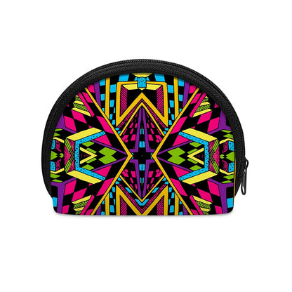 Ethnic Psychedelic Trippy Print Coin Purse