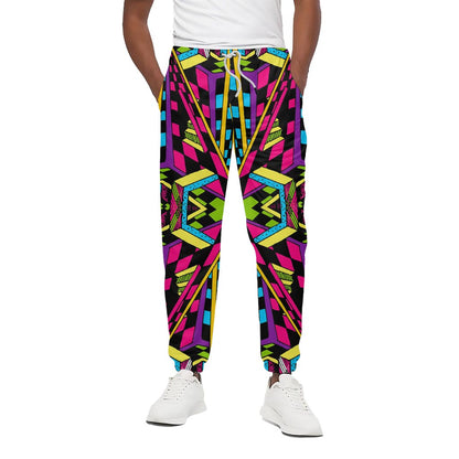 Ethnic Psychedelic Trippy Print Cotton Pants