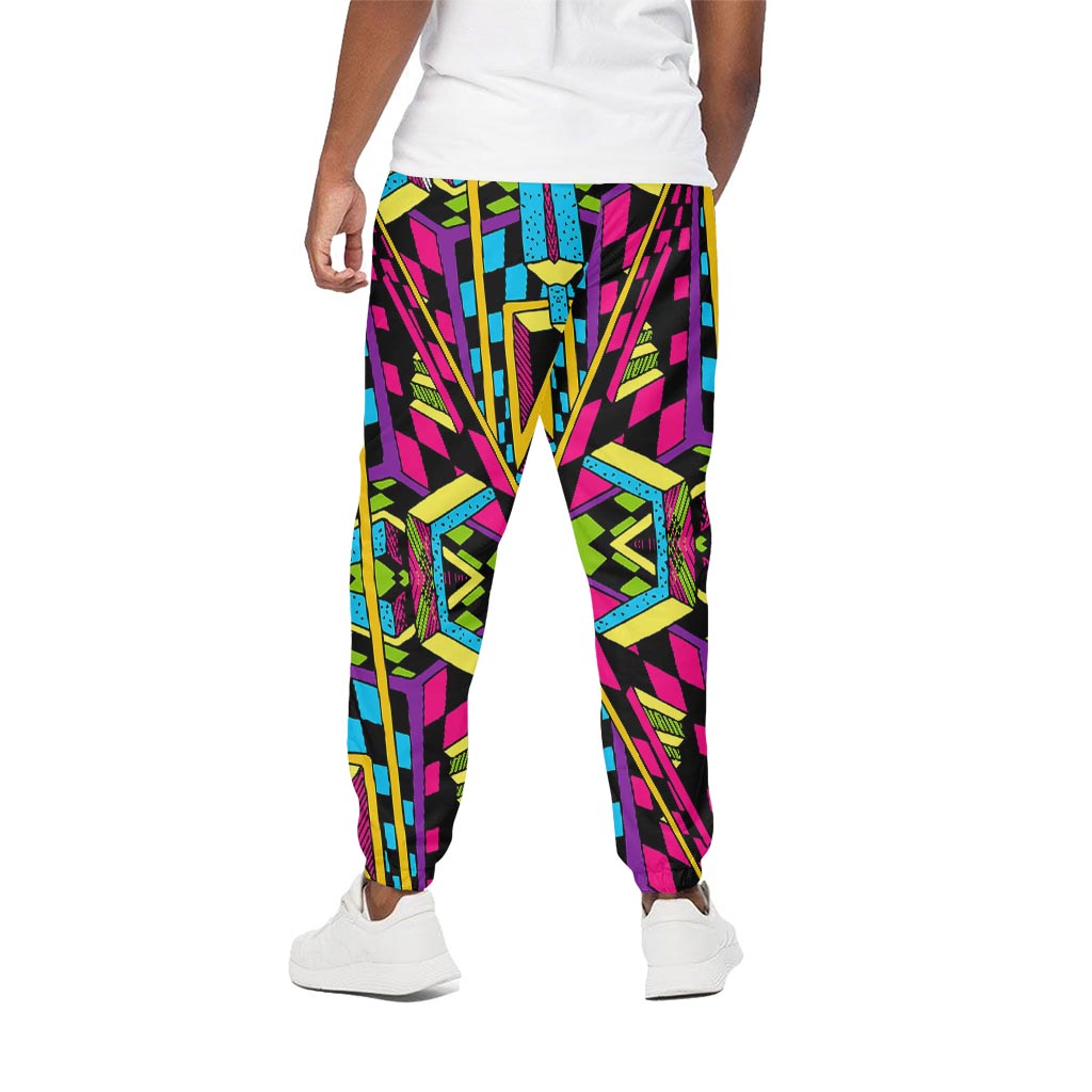 Ethnic Psychedelic Trippy Print Cotton Pants