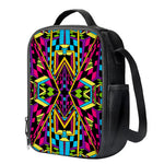 Ethnic Psychedelic Trippy Print Crossbody Lunch Bag