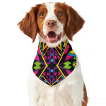 Ethnic Psychedelic Trippy Print Dog Bandana