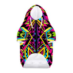 Ethnic Psychedelic Trippy Print Dog Zip Up Hoodie