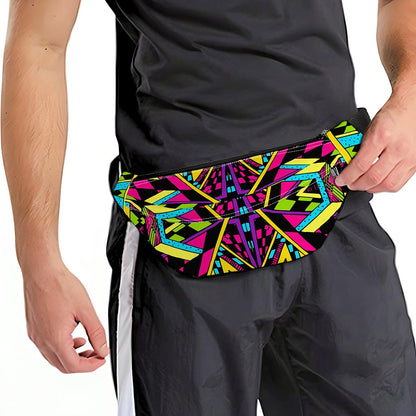 Ethnic Psychedelic Trippy Print Fanny Pack