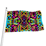 Ethnic Psychedelic Trippy Print Flag