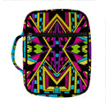 Ethnic Psychedelic Trippy Print Front Pocket Bible Bag