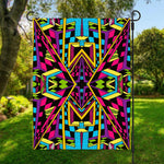 Ethnic Psychedelic Trippy Print Garden Flag