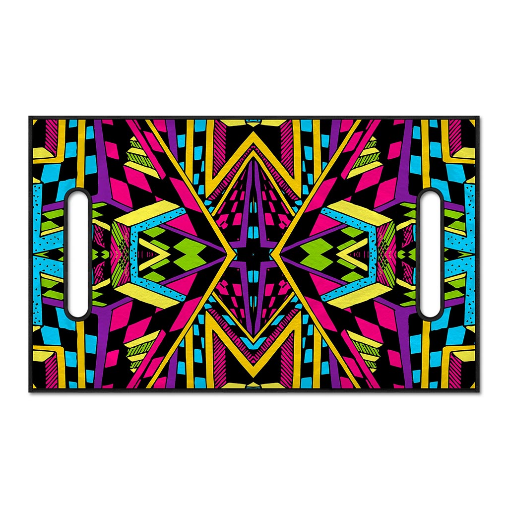 Ethnic Psychedelic Trippy Print Golf Cart Seat Cover