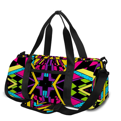 Ethnic Psychedelic Trippy Print Gym Bag