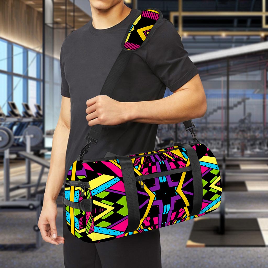 Ethnic Psychedelic Trippy Print Gym Bag