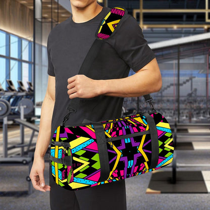 Ethnic Psychedelic Trippy Print Gym Bag
