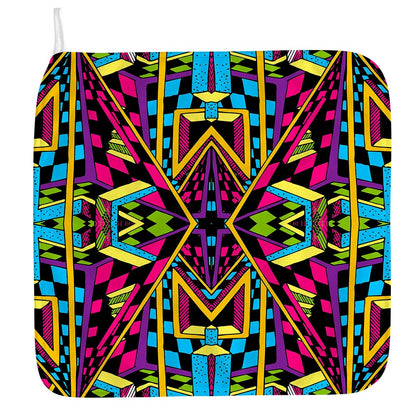 Ethnic Psychedelic Trippy Print Hand Towel