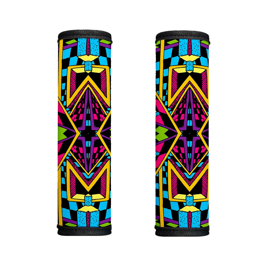 Ethnic Psychedelic Trippy Print Handle Covers