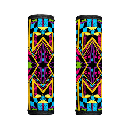 Ethnic Psychedelic Trippy Print Handle Covers