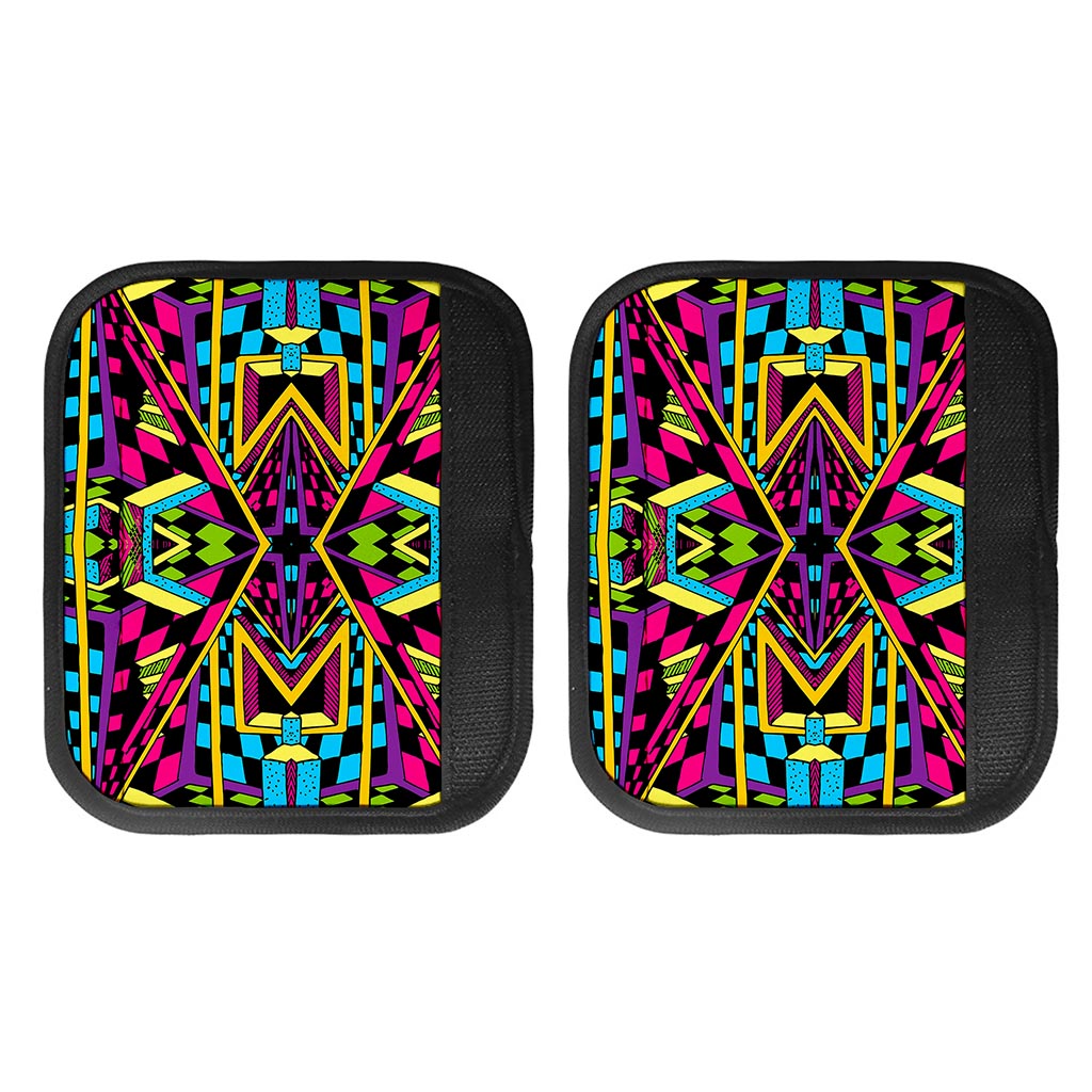 Ethnic Psychedelic Trippy Print Handle Covers