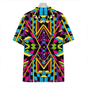 Ethnic Psychedelic Trippy Print Hawaiian Shirt