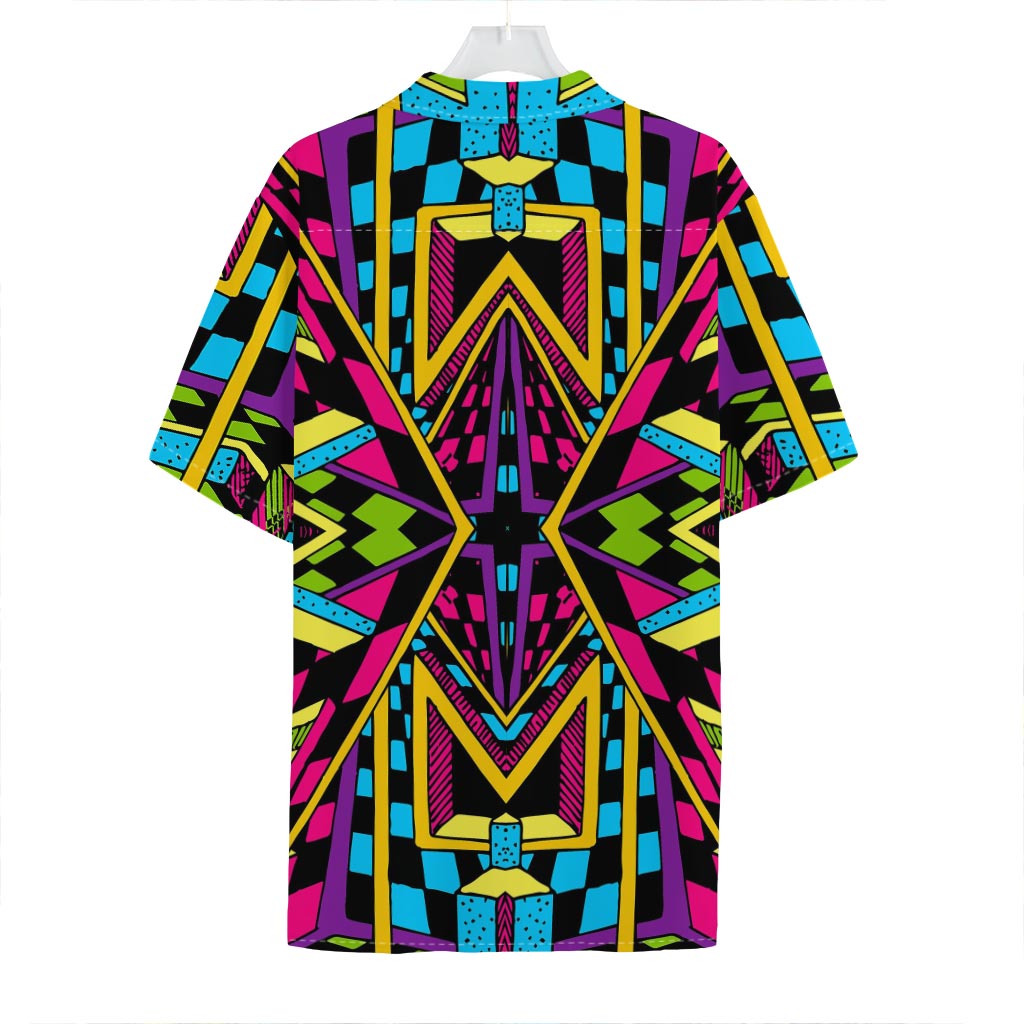 Ethnic Psychedelic Trippy Print Hawaiian Shirt