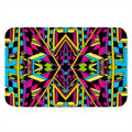 Ethnic Psychedelic Trippy Print Indoor Door Mat