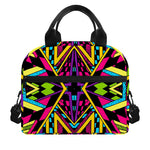 Ethnic Psychedelic Trippy Print Insulated Lunch Bag