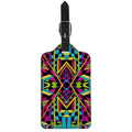 Ethnic Psychedelic Trippy Print Luggage Tag
