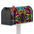 Ethnic Psychedelic Trippy Print Mailbox Cover