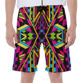Ethnic Psychedelic Trippy Print Men's Beach Shorts