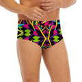 Ethnic Psychedelic Trippy Print Men's Briefs