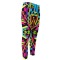 Ethnic Psychedelic Trippy Print Men's Compression Pants