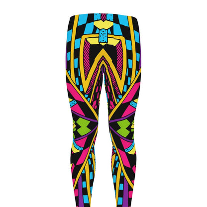 Ethnic Psychedelic Trippy Print Men's leggings
